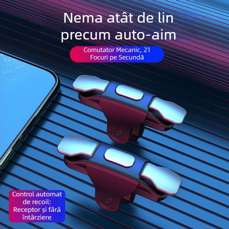 Controler de joc mini fără fir S03, butoane mecanice și feedback de forță, compatibil PC/iOS/Android