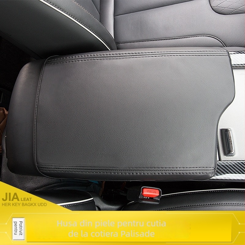 Cotieră centrală din piele Hyundai Palisade — husă de protecție