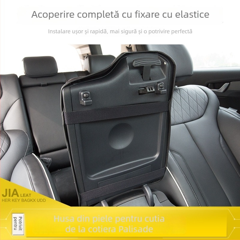 Cotieră centrală din piele Hyundai Palisade — husă de protecție