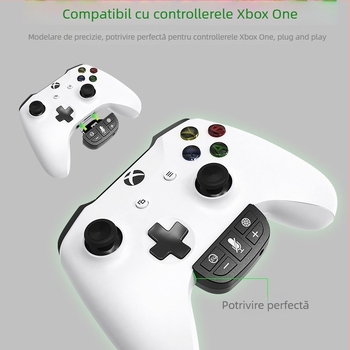 Convertor pentru Xbox One controller cu amplificator de sunet și adaptor pentru căști (ABS)