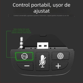 Convertor pentru Xbox One controller cu amplificator de sunet și adaptor pentru căști (ABS)