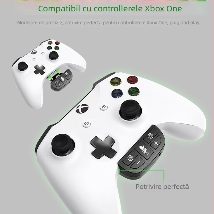 Convertor pentru Xbox One controller cu amplificator de sunet și adaptor pentru căști (ABS)