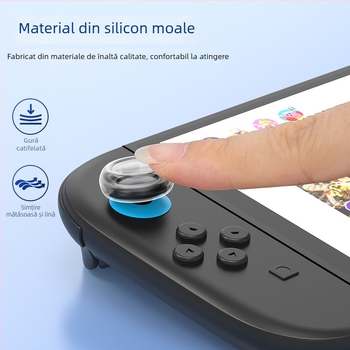 Capac joystick pentru Nintendo Switch NS2 – Protecție cu formă de ciupercă pentru joystick stâng și drept