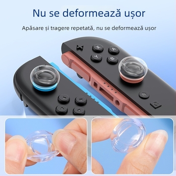 Capac joystick pentru Nintendo Switch NS2 – Protecție cu formă de ciupercă pentru joystick stâng și drept