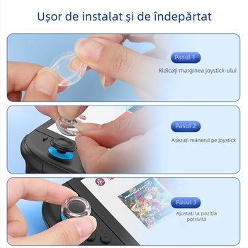 Capac joystick pentru Nintendo Switch NS2 – Protecție cu formă de ciupercă pentru joystick stâng și drept