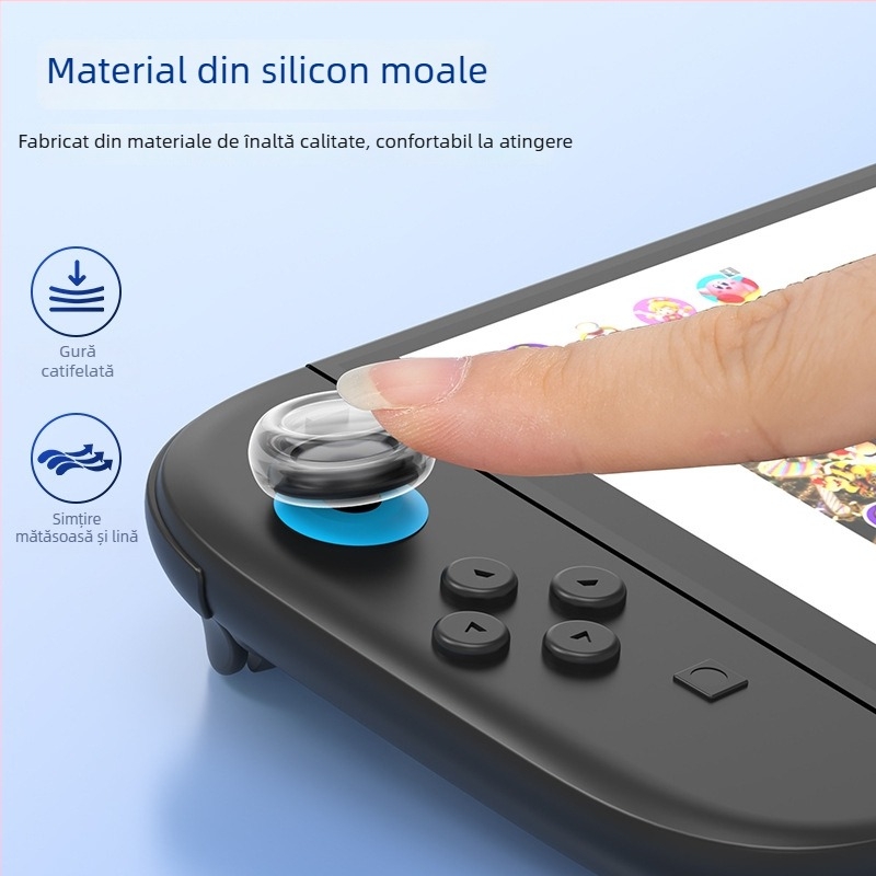 Capac joystick pentru Nintendo Switch NS2 – Protecție cu formă de ciupercă pentru joystick stâng și drept