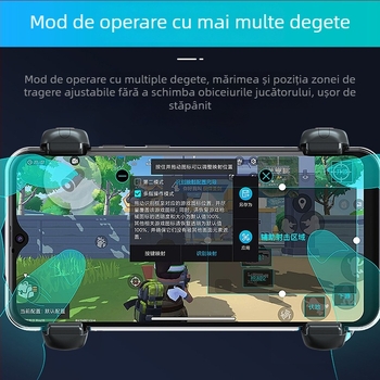 Gamepad S07 | USB/Bluetooth; Fără vibrații; Compatibil cu iPhone și Android | (USB/Bluetooth; Fără vibrații; Compatibil cu iPhone/Android; Control recul auto)