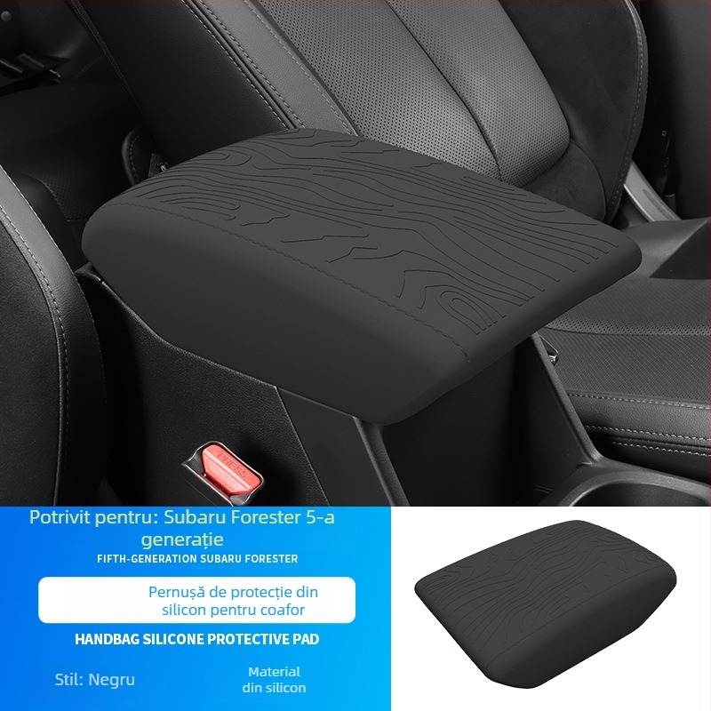 Spire Pad silicon pentru cotieră Subaru Forester a șasea generație – organizator interior de depozitare
