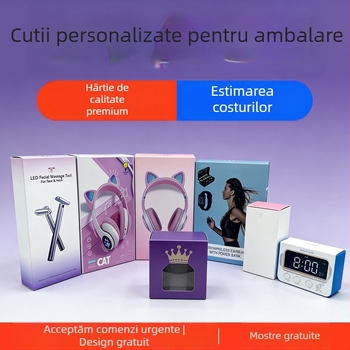 Cutie pliabilă din carton, 250gsm, imprimare: offset, embosare, UV, origine Shenzhen