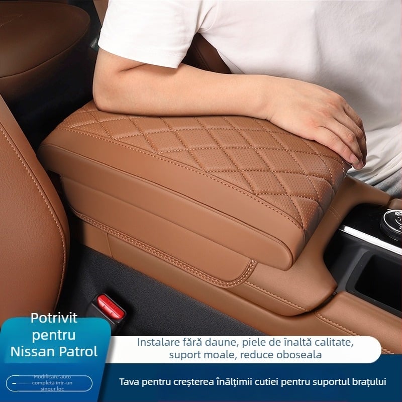 Spumă cu memorie pentru cotiera centrală, pentru creșterea înălțimii și protecție – accesorii pentru interiorul mașinii