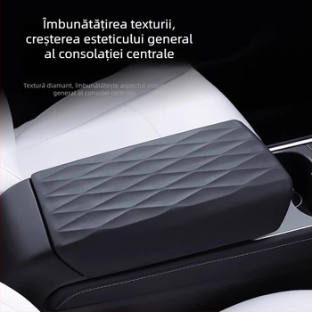 Acoperire a consolei centrale Tesla Model 3/Y – protecție TPE, prelucrare personalizată