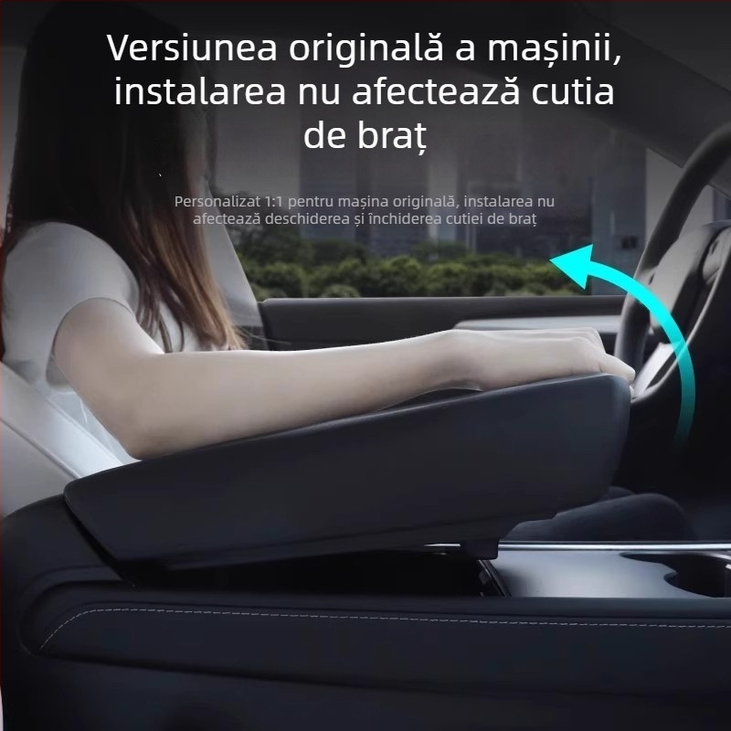 Acoperire a consolei centrale Tesla Model 3/Y – protecție TPE, prelucrare personalizată