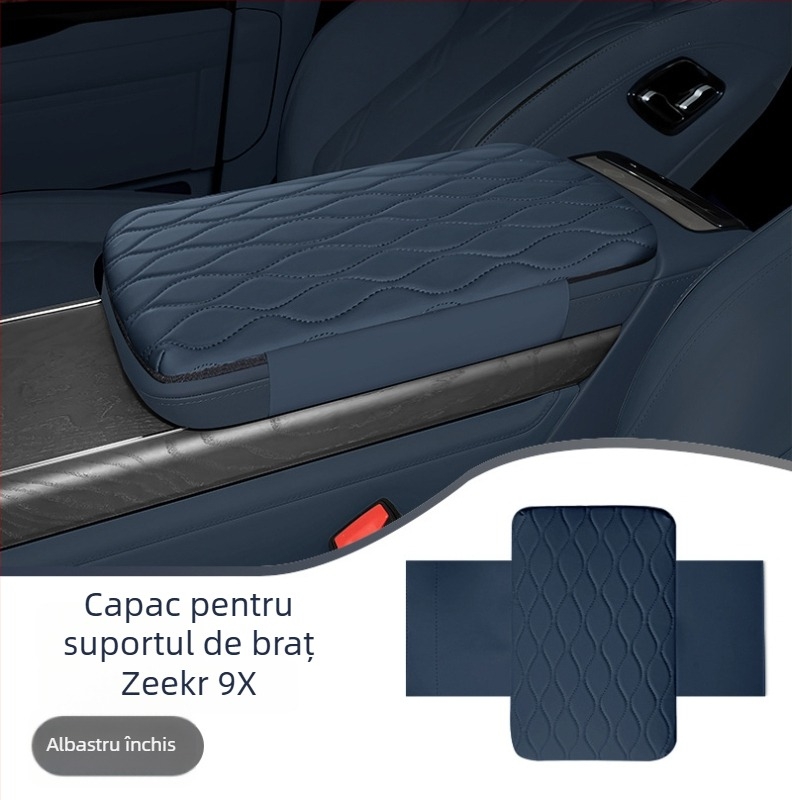 Zeekr 9x Protecție pentru Cotieră Centrală – Kit din Piele cu Capac Central Înalțat