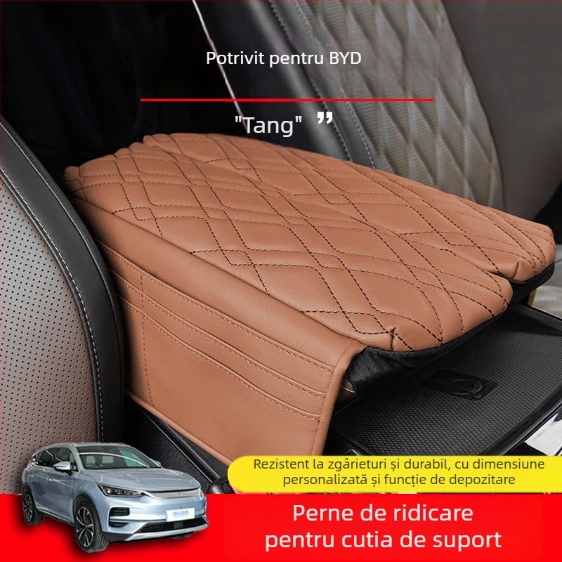 Acoperire pentru consola centrală a brațului cu pernă de ridicare BYD Tang DMI/EV – protecție a interiorului mașinii