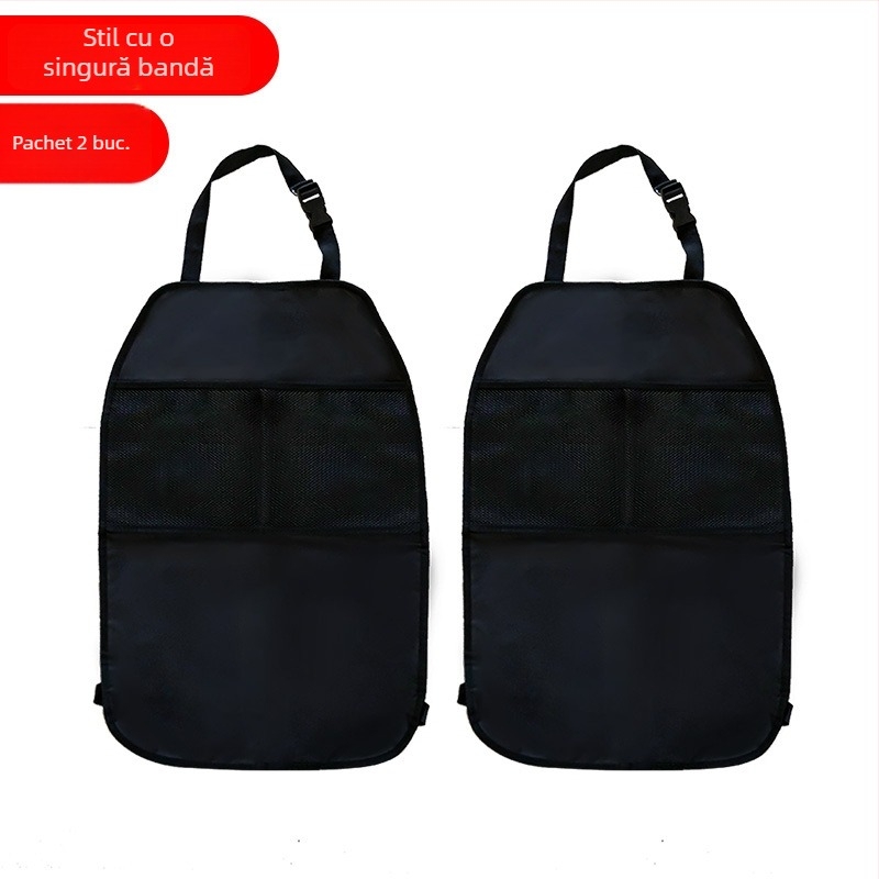 Pernă anti-șoc pentru scaunul auto, husă de depozitare pentru banchetă — potrivire universală, toate anotimpurile, set de agățare, fără umplutură