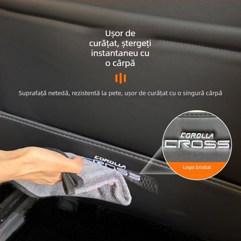 Protecție pentru bancheta din spate Toyota Wilanda, cu broderie gecko labă, material microfibră, pentru toate anotimpurile, cod produs Wldft