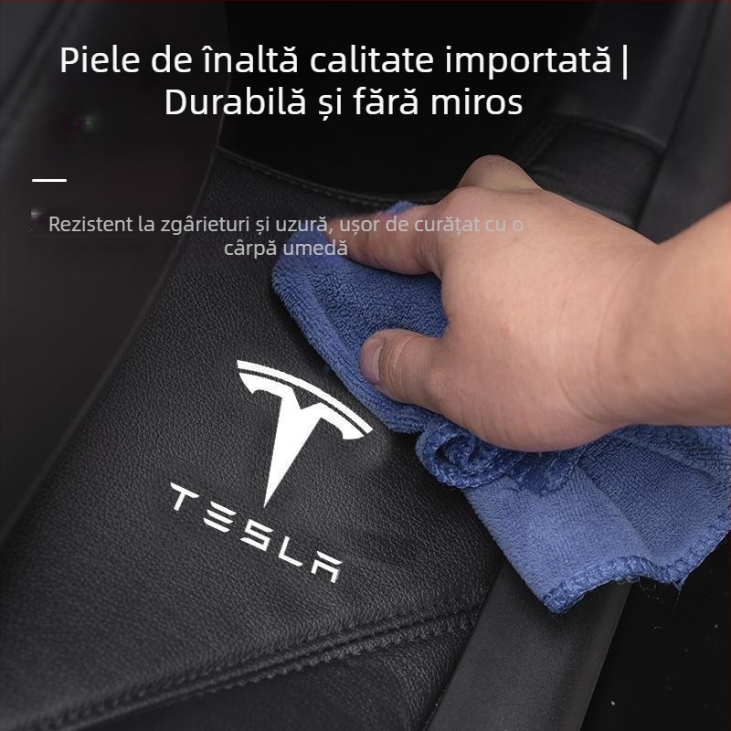 Pad anti-kick pentru Tesla Model Y – pragul din spate al portierelor cu protecție încorporată