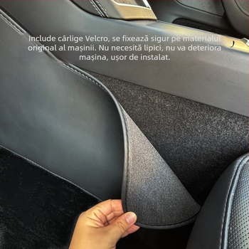 Tyee protecție din piele all-season pentru consola centrală și protecții laterale Tesla Model Y 2025 – cu umplutură din burete, acoperire dedicată vehiculului