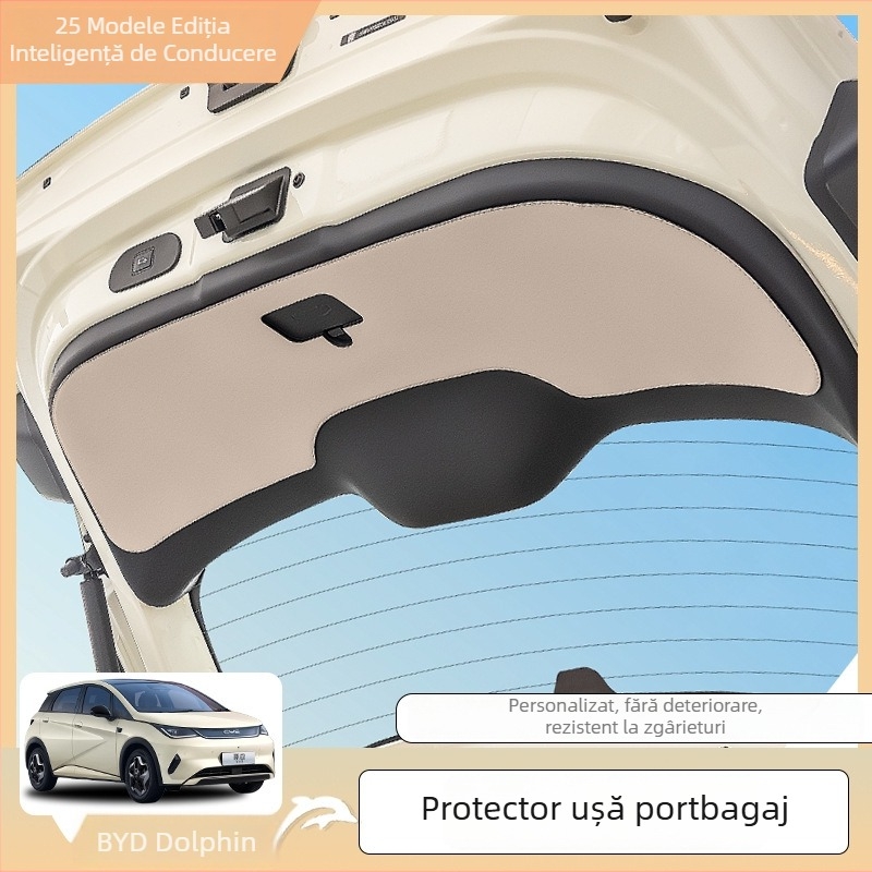 BYD Dolphin Ediția Inteligentă de Conducere: Covoraș Anti-Lovire pentru Portbagaj, Protecție Capac Portbagaj, Interior din Piele
