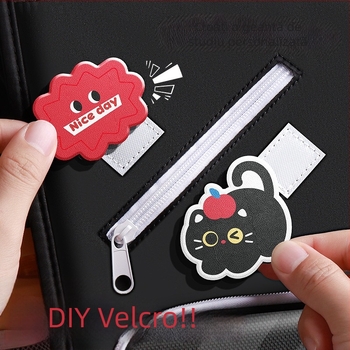 Geantă de meditații cu mai multe compartimente, pentru cărți și depozitare, design drăguț desen animat (Brand: Kappa bear; Material: Canvas; Formă: Fermoar, Desen animat)