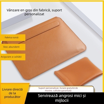 Geantă liner pentru laptop – piele sintetică cu căptușeală pluș, compatibilă cu MacBook Pro, MacBook Air, 1327355784 și altele