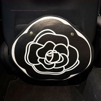 Protecție pentru spatele scaunului auto, model Cartoon, universal, din PU, umplutură din burete, marcă Xuan ruyi, logo imprimat