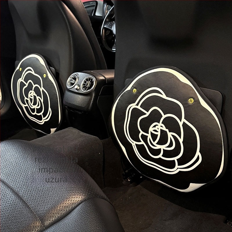 Protecție pentru spatele scaunului auto, model Cartoon, universal, din PU, umplutură din burete, marcă Xuan ruyi, logo imprimat