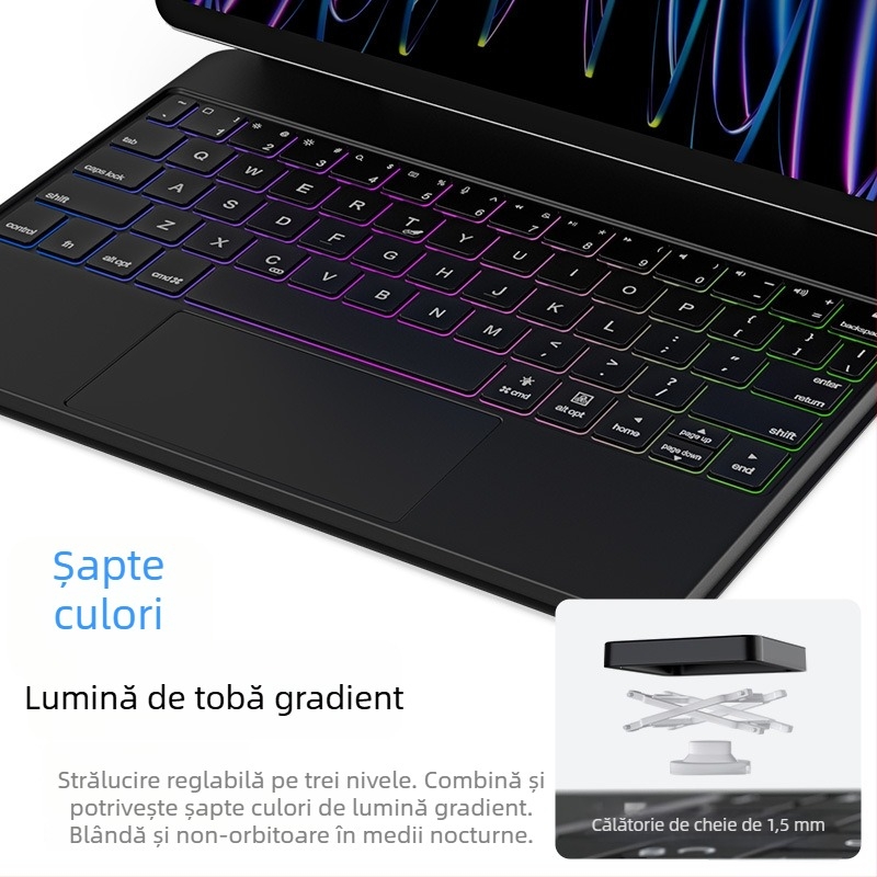 DUX DUCIS Tastatură cu levitație magnetică MK seria pentru iPad Pro 11 și iPad Air 4/5, Bluetooth wireless, suport ergonomic