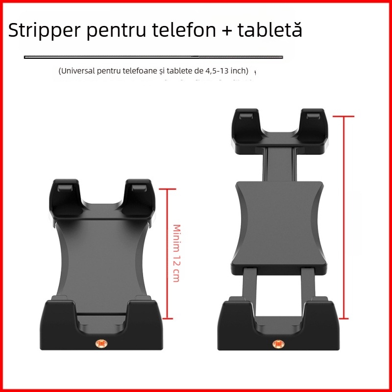 Suport rotativ pentru tabletă și telefon, model GS-893, Mholder – compatibil cu seria iPad/iPhone, greutate 80 g