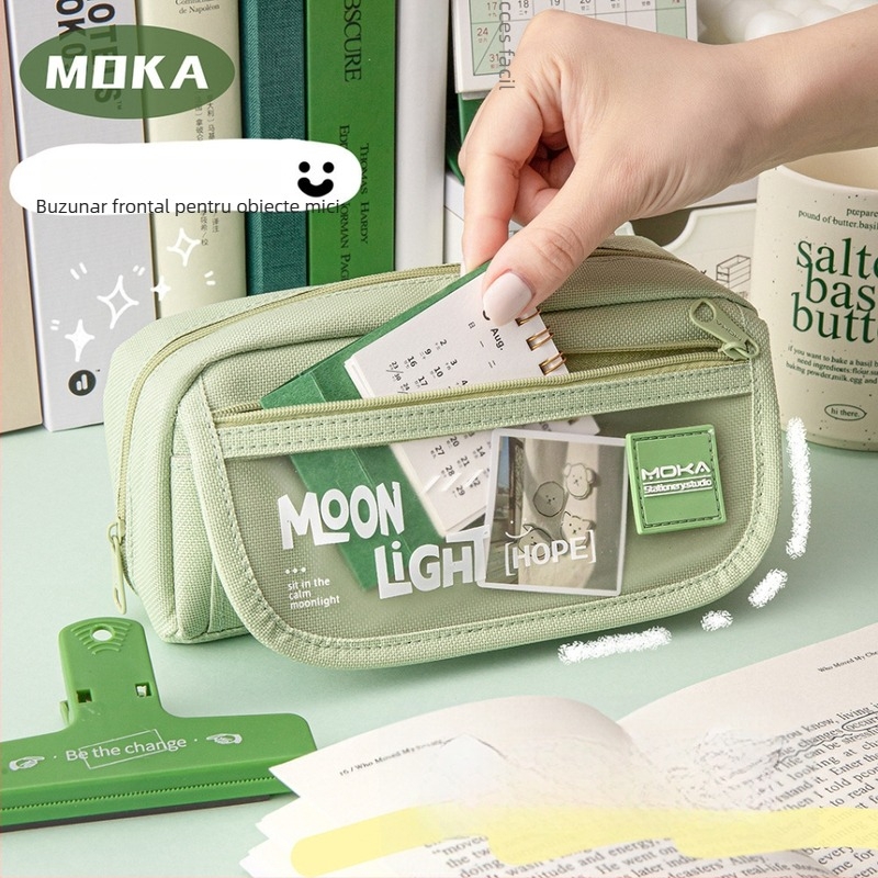 Penar MOKA cu capac pliant creativ Moonlight, stil simplu, pentru uz general, fără licență IP