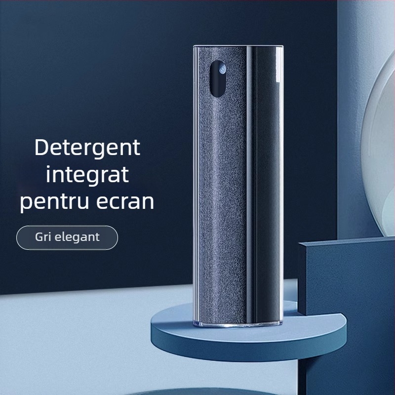 Accesorii pentru telefoane mobile – Curățător de ecran multifuncțional cu spray și ștergător, soluție de curățare integrată; Model 2366, Articol JJ518, Tip: Accesorii pentru telefoane mobile