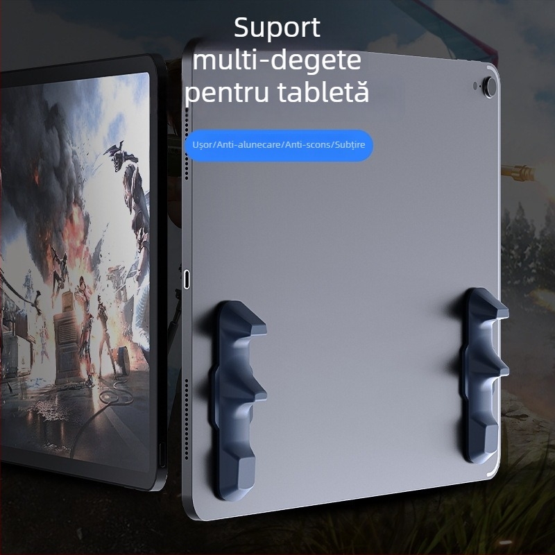 Memo mâner plat pentru tabletă — silicon, antiderapant, fără vibrații, 30 g