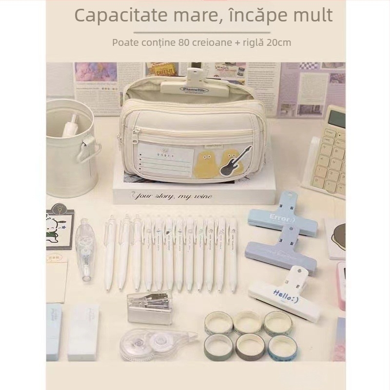 Penar pentru creioane – Material panza, Stil textil, Unisex, Brand: Other