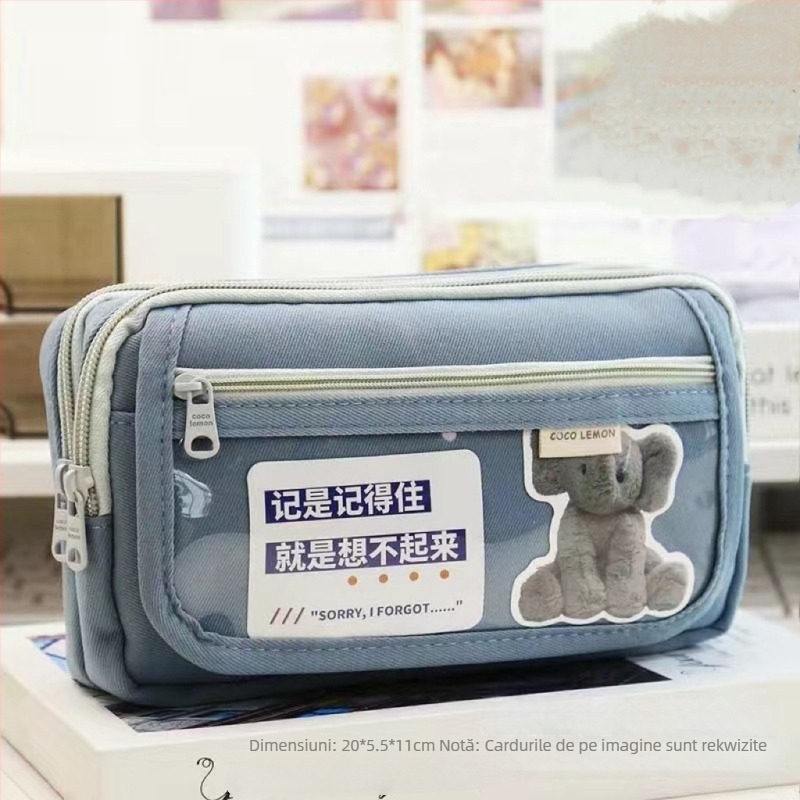 Penar pentru creioane – Material panza, Stil textil, Unisex, Brand: Other