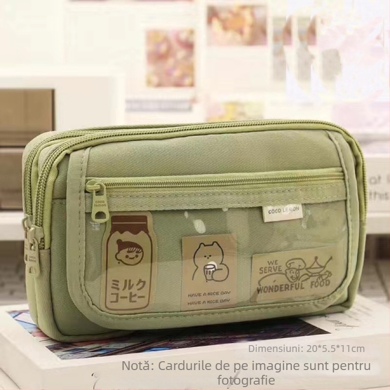 Penar pentru creioane – Material panza, Stil textil, Unisex, Brand: Other