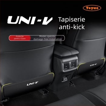 Protector pentru spatele scaunului auto, din piele naturală, impermeabil, rezistent la zgârieturi, potrivire universală