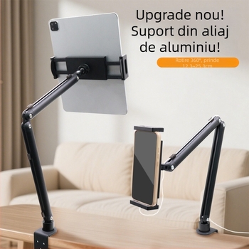 Suport metal rotativ pentru tabletă, pentru birou, Model BX-N06C2, Greutate 0,665 kg