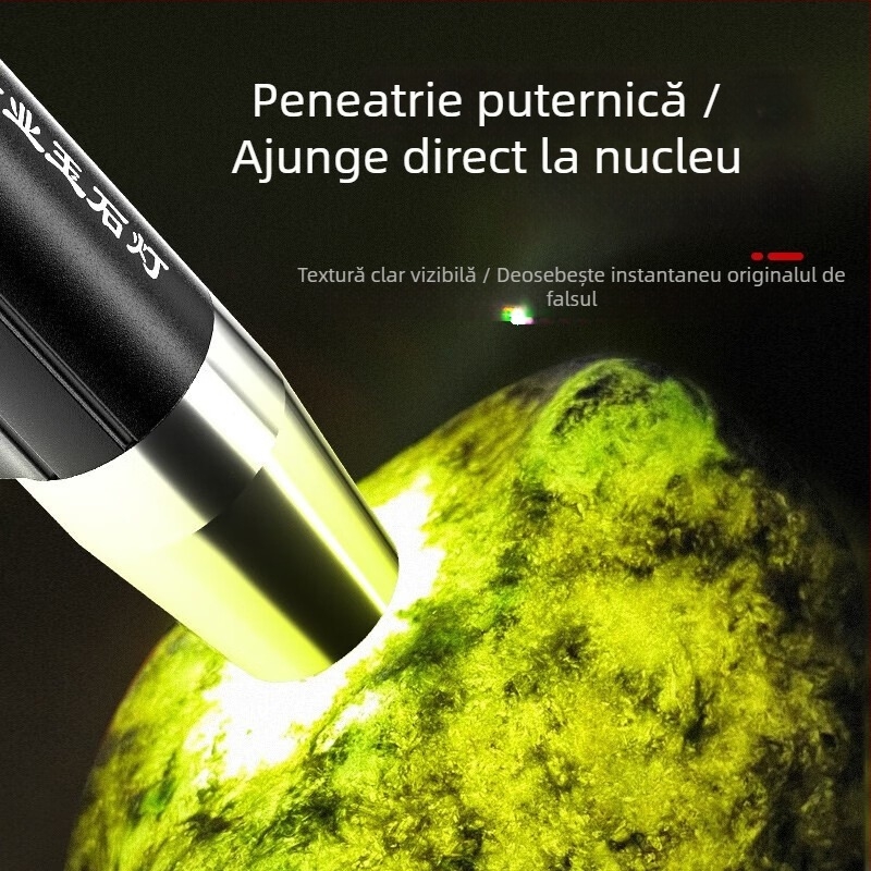 Lampa de identificare jad cu lumină UV 365nm, patru surse de lumină, portabilă, pentru uz în exterior