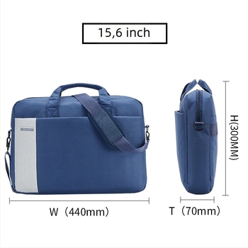 Geantă pentru laptop Okade T57 din nylon, cu buzunar pentru calculator, fermoar, impermeabilă