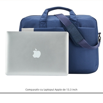 Geantă pentru laptop Okade T57 din nylon, cu buzunar pentru calculator, fermoar, impermeabilă