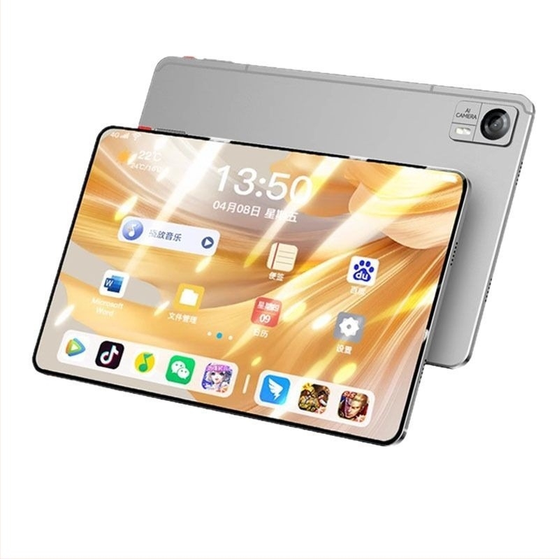 Tableta Android cu ecran complet, octa-core 1,66 GHz, SSD 64GB, 4G cu suport SIM și apeluri, camere duale