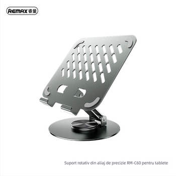 Suport pentru tabletă Remax RM-C60, rotire 360°, din metal, suport de birou pentru iPad
