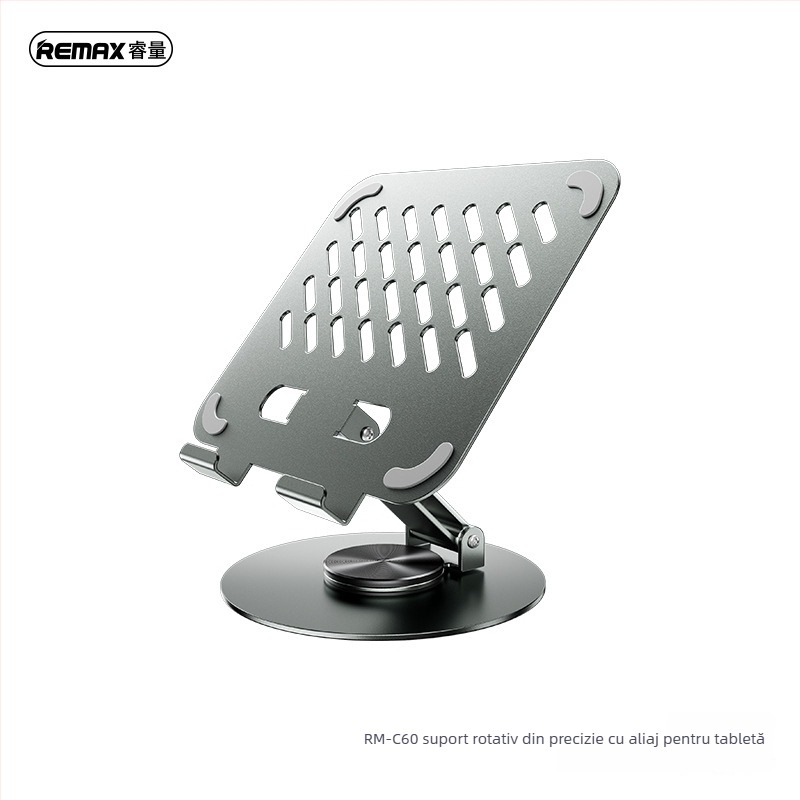 Suport pentru tabletă Remax RM-C60, rotire 360°, din metal, suport de birou pentru iPad