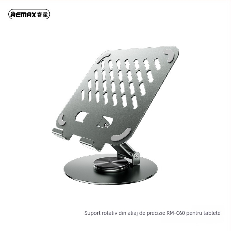 Suport pentru tabletă Remax RM-C60, rotire 360°, din metal, suport de birou pentru iPad