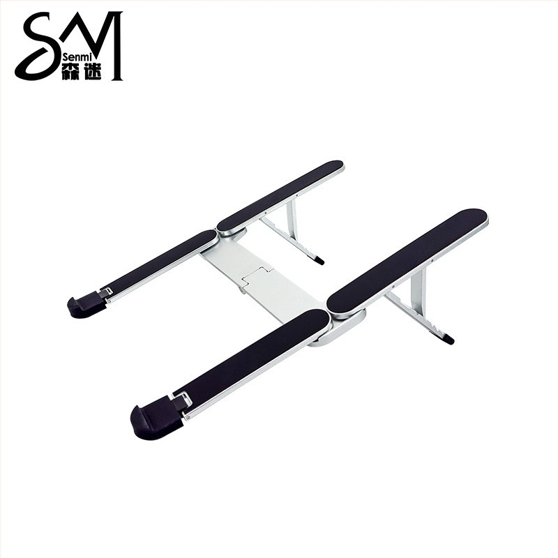 DL05 Suport pentru laptop din aliaj de aluminiu — pliabil, răcire suspendată, creștere în înălțime, pentru laptop și tabletă