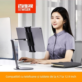 Suport universal de birou pentru telefoane și tablete, DOIT 2, aliaj