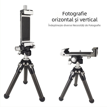 Suport rotativ pentru tabletă din aliaj de aluminiu, clemă spirală, compatibil universal, greutate 0,69 kg