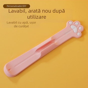 Husă protecție din silicon pentru stylus iPad, cu adeziv și atașare magnetică pentru Apple Pencil (Gen 1 și Gen 2)