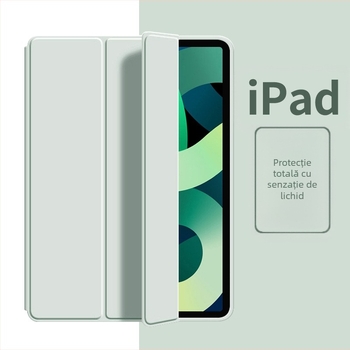 Husă de protecție pentru iPad - piele sintetică, anti-cădere, funcție de somn, pentru Apple iPad