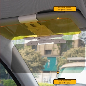 Oglindă anti-reflexie pentru mașină, montaj prin clic, potrivire universală, imprimare logo disponibilă, personalizare